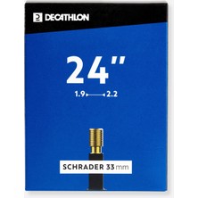 Decathlon 24 Inç - 1,9/2,2 Kesit Iç Lastik Schrader Valf Uyumlu