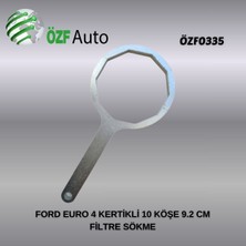 YERLİ ÜRETİM ÖZF0335 YAĞ FİLTRE SÖKME APARATI  FORD CONNECT KERTİKLİ 10 KÖŞE 9.2CM