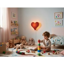 Missidea Tatlı Kalp Işığı Lamba Kırmızı