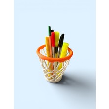 Nozzle Works Basketbol Çemberi Kalemlik Masaüstü Organizer