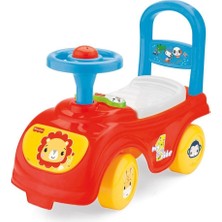 Fisher-Price 1801 İlk Arabam Pedallı Araç Kornalı ve Oyuncak Telefonlu Renkli Tasarım