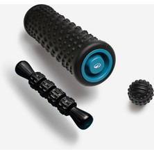 Decathlon Masaj Seti Masaj Rulosu Topu ve Çubuğu Hafif ve Taşınabilir Dış Mekan Ekipmanı