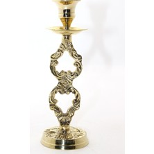 Tekli Pirinç Şamdan Model 4