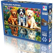 31503 Fearless Puppıes 100 Parça Puzzle