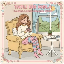 M&H Coloring Tatlı Bir Mola - 21X21 cm Boyama Kitabı, Çocuk ve Yetişkinler Için