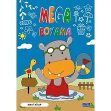 Renklime Mega Boyama Mavil Kitap