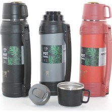 Paslanmaz Çelik Çift Katmanlı Termos 1.2 Lt Model 1