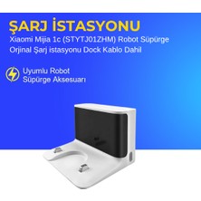 Ümit Maker Xiaomi Mijia 1c (STYTJ01ZHM) Robot Süpürge Orjinal Şarj istasyonu Dock Kablo Dahil