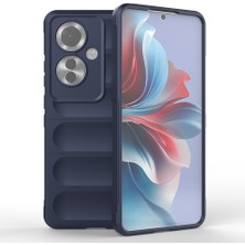 Ceponya Oppo Reno 11F 5g Kılıf Esnek Tpu Oyuklu Arka Yüzey Tasarımlı Etnik Silikon Kapak