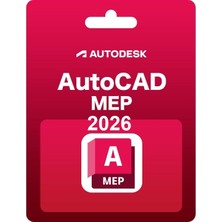 Autodesk Autocad Mep 2024 (Windows) - 1 Pc 2 Yıl Serial + Product Key