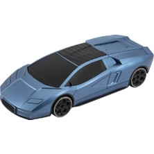 Mavi Model Araba Tasarımlı Hoparlör - Bluetooth USB Özellikli