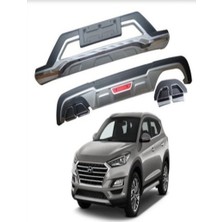 Dmb Hyundai Tucson Ön Arka Tampon Koruması Difüzör Kalın Tip 2018-2021 Arası Uyumlu