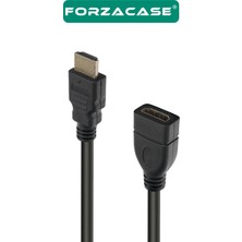 Forzacase Hd 1080P Tv Pc Projeksiyon Uyumlu HDMI Uzatma Kablosu Dişi Erkek 1,5 Metre - FC1187