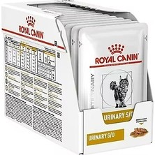 Royal Canin Urinary S/o Kedi Pouch Yaş Mama 12X85 gr (Struvit ve Oksalat Taşı Desteği)