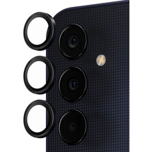 Forzacase Samsung Galaxy A25 / A05S ile Uyumlu Kamera Camı Lens Koruyucu Halka Seti - FC381