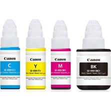 Canon GI-490 Pixma G1411 4 Renk Orjinal Mürekkep Seti Aıu3