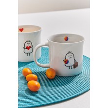 Paşabahçe Seyahat Sever Porselen Kupa Beyaz