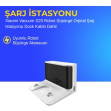 Ümit Maker Xiaomi Vacuum S20 Robot Süpürge Orjinal Şarj Istasyonu Dock Kablo Dahil