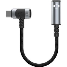 Forzacase iPhone iPad Macbook Android ile Uyumlu 2in1 Type-C Şarj + Kulaklık Çevirici Adaptör 60W - FC1182