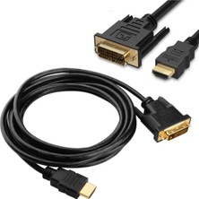 Wozlo 1.8m HDMI To DVI 24 1 DVI To HDMI Kablo Altin Uçlu