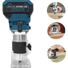 Haktaş HKT789 36V Çift Akülü Freze Makinesi 6 Kademe Devir Ayarlı | 6mm Profesyonel Ahşap Freze