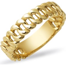 Bilezikci Samanyolu 14 Ayar Taşsız Altın Yüzük