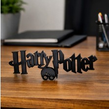 Muray Tekno Harry Potter Logo Standı – Dekoratif Masa Üstü & Duvar Süsü – 194X67X15 mm