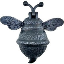 Senka Antika Tarz Dekoratif Pirinç Arı Kapı Tokmağı, Taktak - Büyük, 163X150MM, Oksit