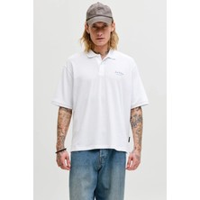 Jack & Jones Jjearchıve Graphıc Polo Beyaz Erkek 791