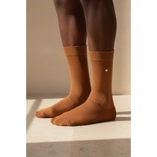 Katia & Bony Erkek Zımbalı Derbi Soket Çorap Kahverengi