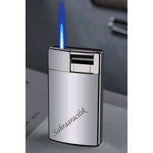 Tusah Sevgiliye Özel Metal Turbo Çakmak Isme Özel Kutusuz