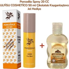 ULFİSU COSMETİCO Porcodile Geçiktıriçi Sprey 20 cc - Ulfisu Cosmetico Çikolatalı Kayganlastirici Jel Hediye