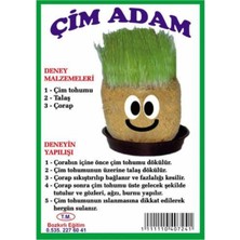 Hellove Renkli Çim Adam Seti Eğitici Deney Oyunları Erken Gelişim ve Aile ile Oynanabilir