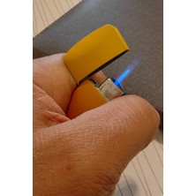 Tusah Ince Renkli Turbo Kişiye Özel Çakmak Kare