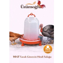 Üzümoğlu 1 Adet Suluk 10 Lt Civciv Tavuk Kaz Ördek Bıldırcın Güvercin Otomatik Suluk