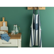 English Home Blue Lines Mutfak Önlüğü 65x75 cm Lacivert