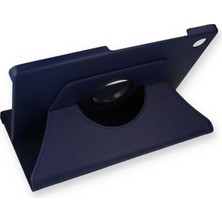 Alkar Ticaret Samsung Galaxy X200 Tab A8 10.5 Kılıf 360 Tablet Deri Kılıf - Lacivert