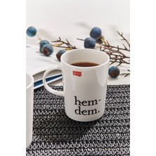 Paşabahçe Hemdem Porselen Kupa Beyaz