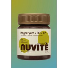 Nuvite Nuvıte Magnezyum+D3+K2 Vıtamınlı Kecıboynuzlu Fındık Kreması 300GR