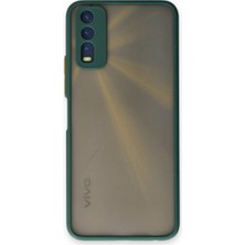 Alkar Ticaret Vivo Y11S Kılıf Montreal Silikon Kapak - Yeşil