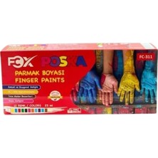 Fcx FC-311 Poska Parmak Boya 12'li Boyama Seti