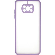 Alkar Ticaret Xiaomi Pocophone X3 Kılıf Montreal Silikon Kapak - Mor