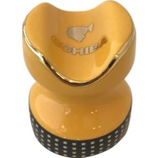 Cohiba Sarı Puro Tutucu Masa Seramik Malzemeden Şık Tasarım 45 x 35 mm