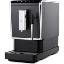 Tchibo Esperto Latte Antrasit Tam Otomatik Kahve Makinesi 1,1 lt Kapasite ve Çelik Malzeme Özellikleri