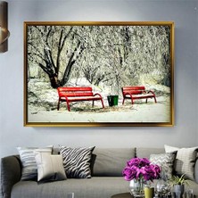 Giyense Altın Çerçeveli Dekoratif Tablo T1059