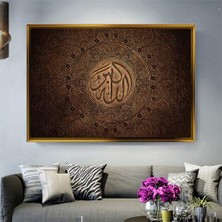 Giyense Altın Çerçeveli Dekoratif Tablo T1476