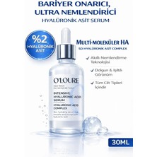 O'Loure Beauty Intensive Hyaluronic Acid Serum Yoğun Etkili Nemlendirici Hyalüronik Asit Serum Nem Serumu 30 ml