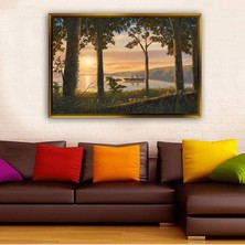 Giyense Altın Çerçeveli Dekoratif Tablo T1839