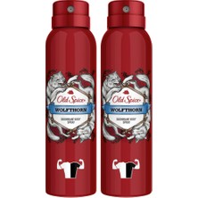 Old Spice Sprey Deodorant Wolfthorn 2'li 150 ml Erkekler İçin Ferahlatıcı Koku