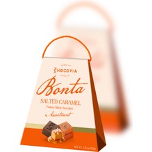 Chocovia Bonta Tuzlu Karamelli Karışık Hediyelik Çanta Çikolata 220(GR) Hediyelik Çikolata